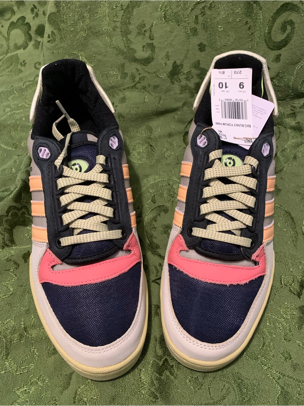 Men’s Adidas Bad Bunny Forum PWR Box in Sand/Black size 9.